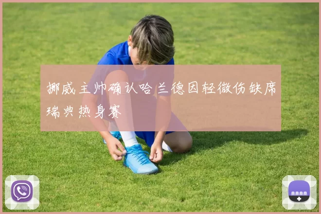 挪威主帅确认哈兰德因轻微伤缺席瑞典热身赛